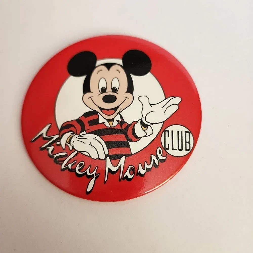 Vintage Disney's Mickey Mouse Club Button Pin